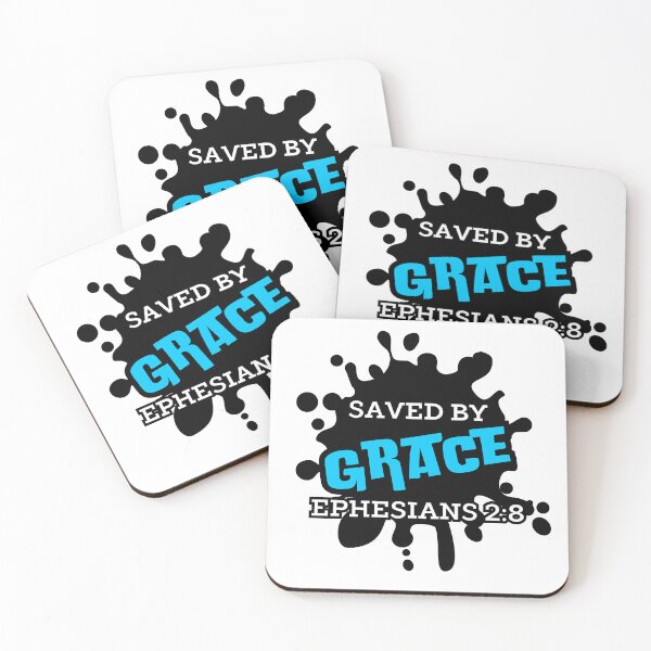 Item preview, Saved by Grace, bible verse designed and sold by MoriaStore.