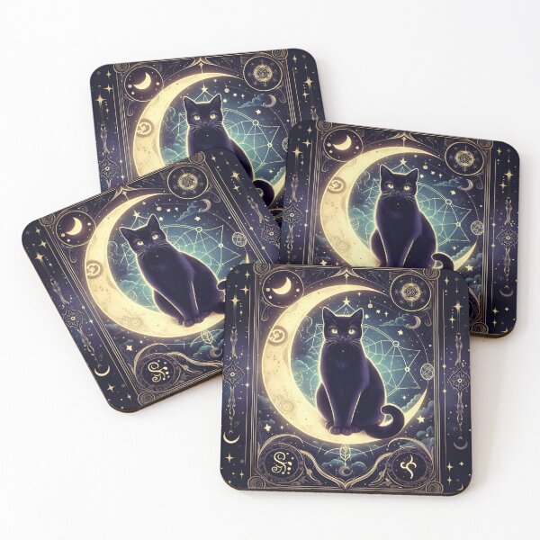 Item preview, Copy of Black cat and tarot 3 designed and sold by nocturnastore.