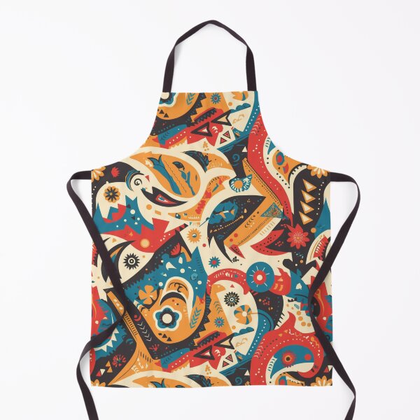 Item preview, Colorful Indigenous-Inspired Abstract Motif | Seamless designed and sold by Unrooted.