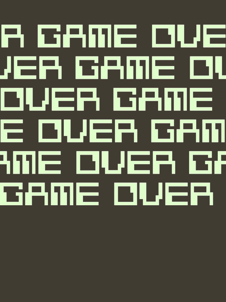 GAME OVER (green) by Etakeh