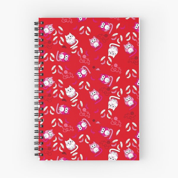 Item preview, Cat on repeat with pink / red background designed and sold by SueKnox.