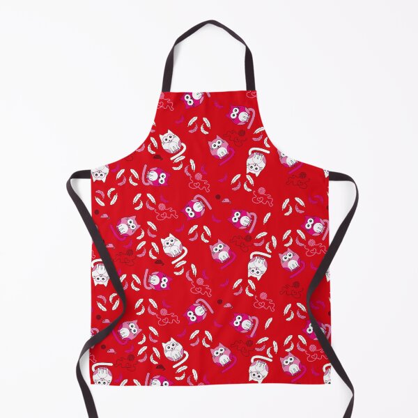 Item preview, Cat on repeat with pink / red background designed and sold by SueKnox.