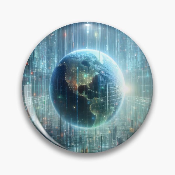 Item preview, Digital Matrix Earth designed and sold by CitrineLinker.