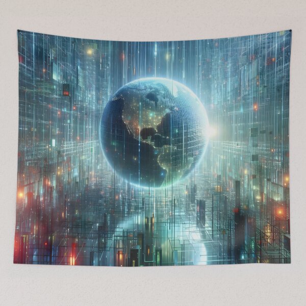Item preview, Digital Matrix Earth designed and sold by CitrineLinker.