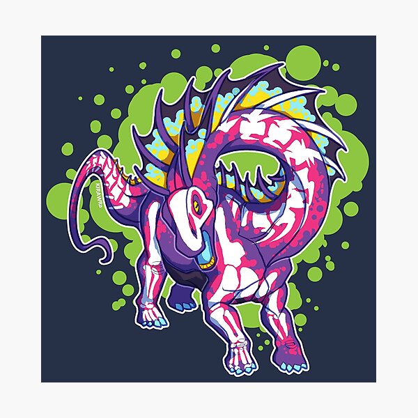 Radioactive Amargasaurus Photographic Print