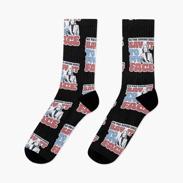 Item preview, Say It to My Face Kamala Harris - Funny Political designed and sold by tessaaxx.