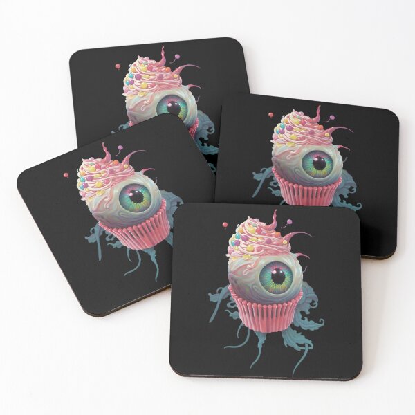 Item preview, Creepy eye cupcake designed and sold by Xyber Devil.