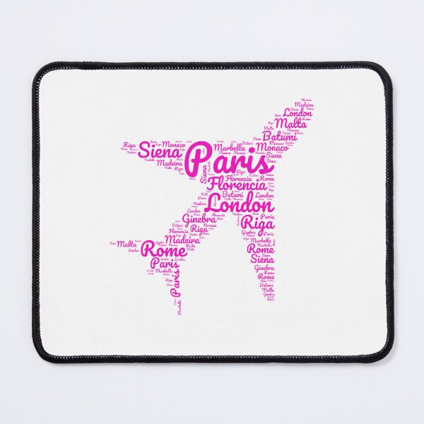 Item preview, Explore the World: Word Cloud Airplane designed and sold by InspireHubWear.