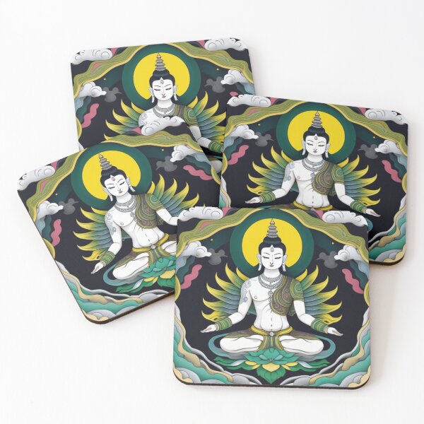 Item preview, Tibetan deity  designed and sold by Roxburylane.