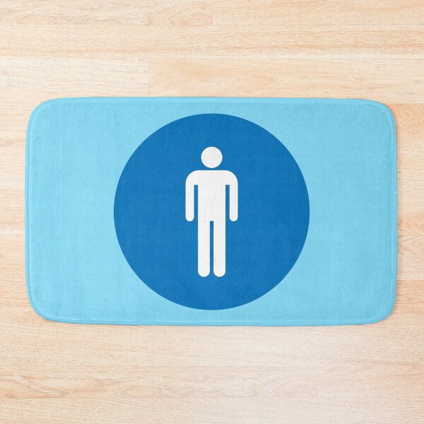 Item preview, Male Toilets signage icon (request different colours) designed and sold by designseventy.