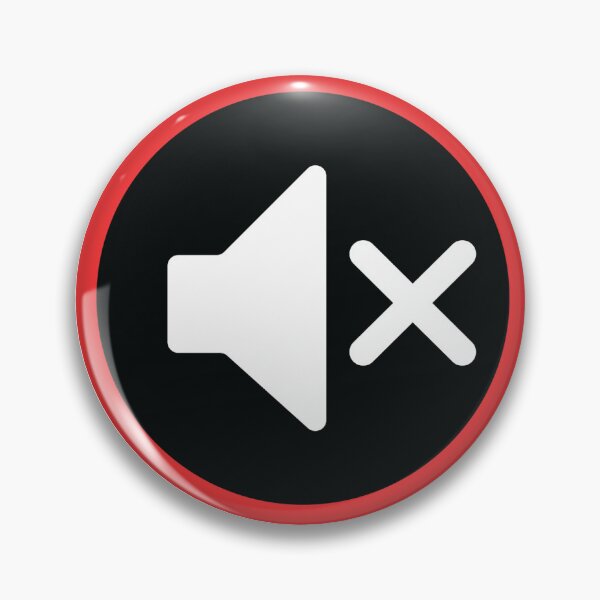 Item preview, Mute Icon designed and sold by silenceclub.