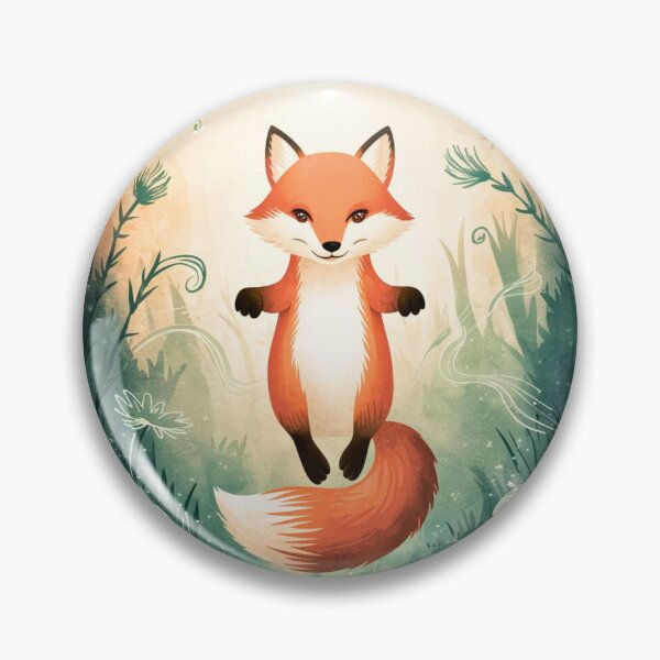 Item preview, Whimsical Fox. Fantasy fox, magical forest, enchanting woodland, vintage fox designed and sold by FoxVibes.
