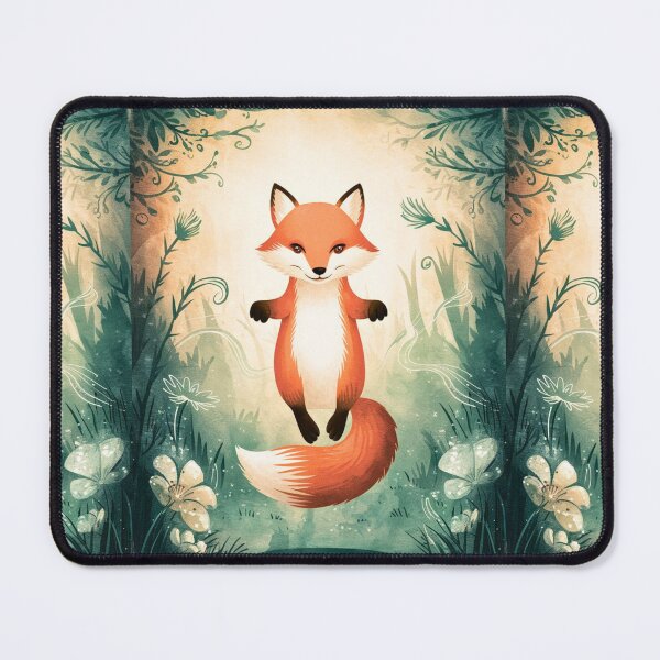 Item preview, Whimsical Fox. Fantasy fox, magical forest, enchanting woodland, vintage fox designed and sold by FoxVibes.