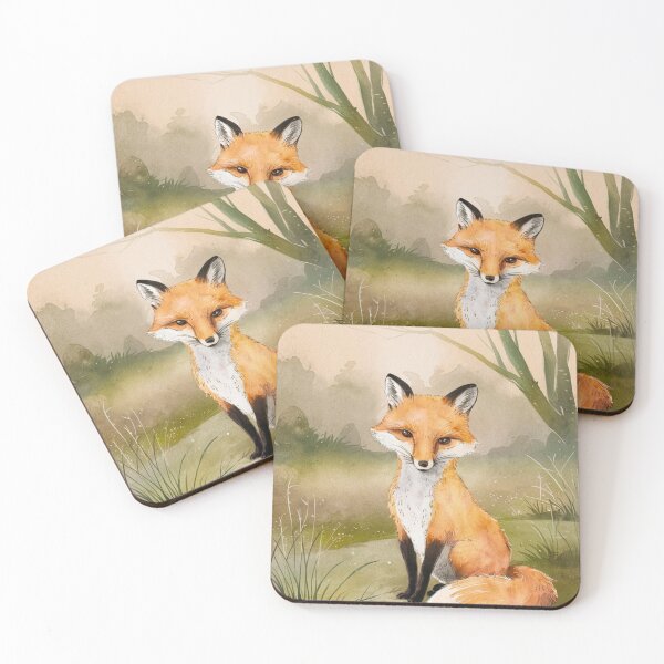 Item preview, Whimsical Fox. Fantasy fox, magical forest, enchanting woodland, vintage fox designed and sold by FoxVibes.
