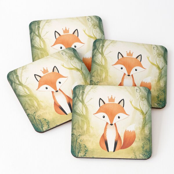 Item preview, Whimsical Fox. Fantasy fox, magical forest, enchanting woodland, vintage fox designed and sold by FoxVibes.