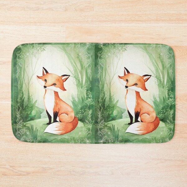Item preview, Whimsical Fox. Fantasy fox, magical forest, enchanting woodland, vintage fox designed and sold by FoxVibes.