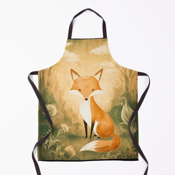 Artikelvorschau, Skurriler Fuchs. Fantasy-Fuchs, magischer Wald, zauberhaftes Waldland, Vintage-Fuchs entworfen und verkauft von FoxVibes.