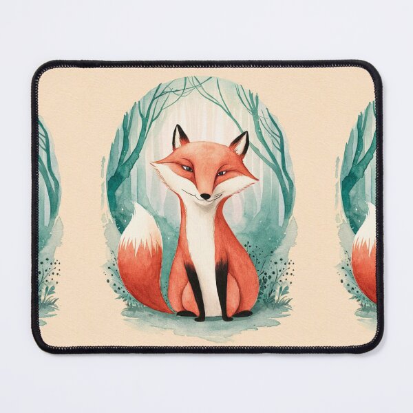 Item preview, Whimsical Fox. Fantasy fox, magical forest, enchanting woodland, vintage fox designed and sold by FoxVibes.