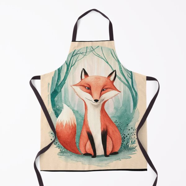 Item preview, Whimsical Fox. Fantasy fox, magical forest, enchanting woodland, vintage fox designed and sold by FoxVibes.