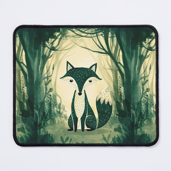 Item preview, Whimsical Fox. Fantasy fox, magical forest, enchanting woodland, vintage fox designed and sold by FoxVibes.