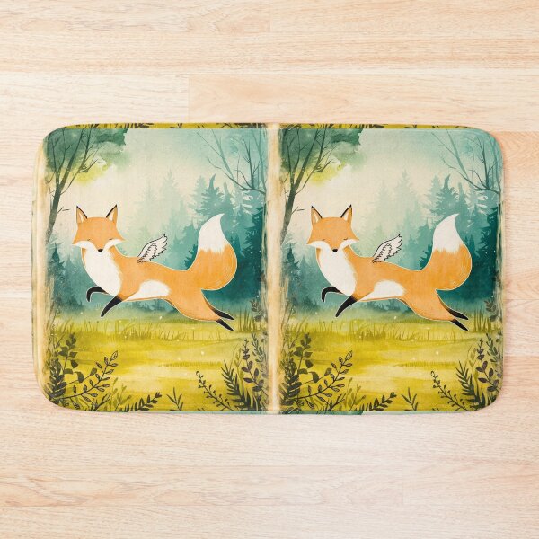Item preview, Whimsical Fox. Fantasy fox, magical forest, enchanting woodland, vintage fox designed and sold by FoxVibes.