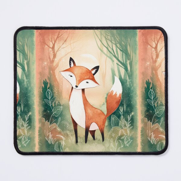 Item preview, Whimsical Fox. Fantasy fox, magical forest, enchanting woodland, vintage fox designed and sold by FoxVibes.
