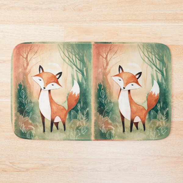 Item preview, Whimsical Fox. Fantasy fox, magical forest, enchanting woodland, vintage fox designed and sold by FoxVibes.