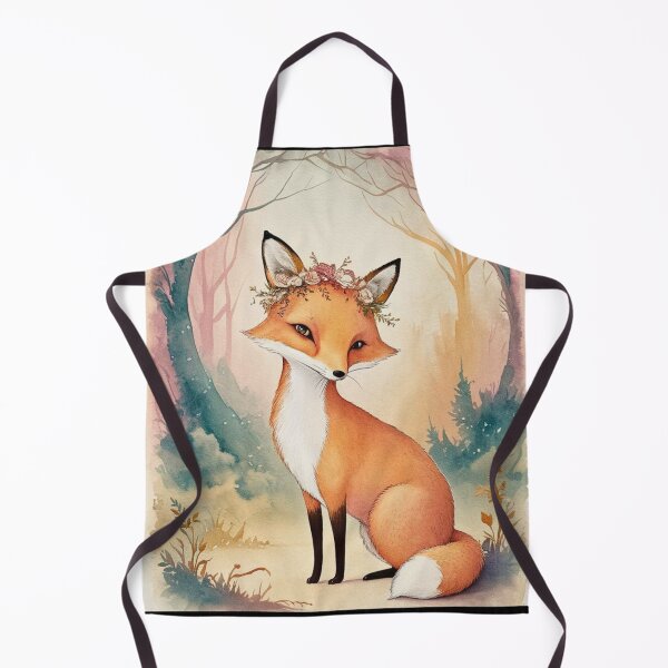 Item preview, Whimsical Fox. Fantasy fox, magical forest, enchanting woodland, vintage fox designed and sold by FoxVibes.