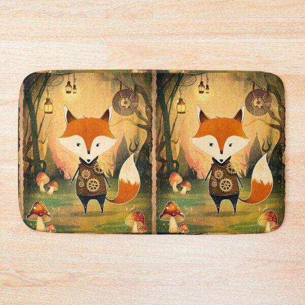 Item preview, Whimsical Fox. Fantasy fox, magical forest, enchanting woodland, vintage fox designed and sold by FoxVibes.
