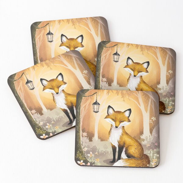 Item preview, Whimsical Fox. Fantasy fox, magical forest, enchanting woodland, vintage fox designed and sold by FoxVibes.