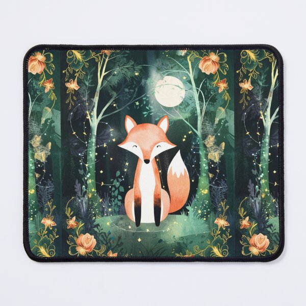Item preview, Whimsical Fox. Fantasy fox, magical forest, enchanting woodland, vintage fox designed and sold by FoxVibes.
