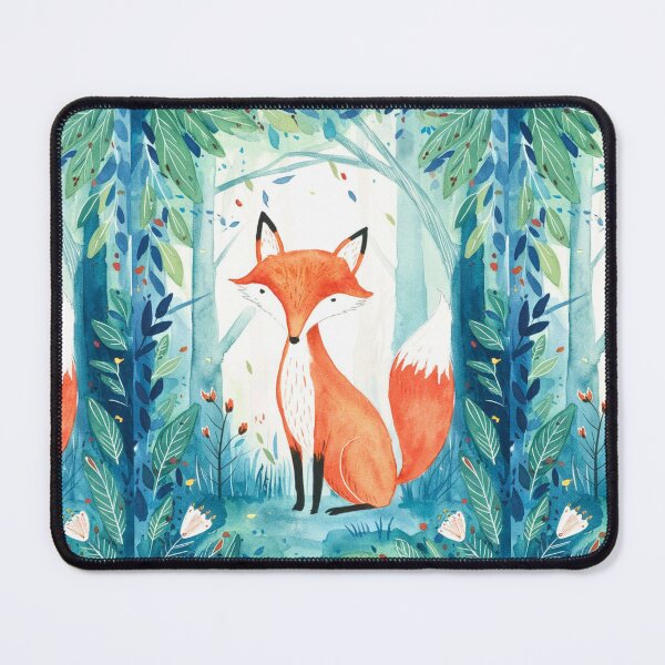 Item preview, Whimsical Fox. Fantasy fox, magical forest, enchanting woodland, vintage fox designed and sold by FoxVibes.