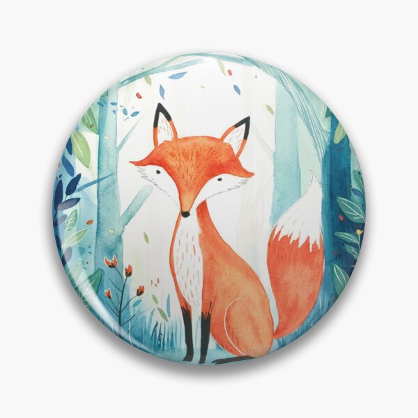 Item preview, Whimsical Fox. Fantasy fox, magical forest, enchanting woodland, vintage fox designed and sold by FoxVibes.