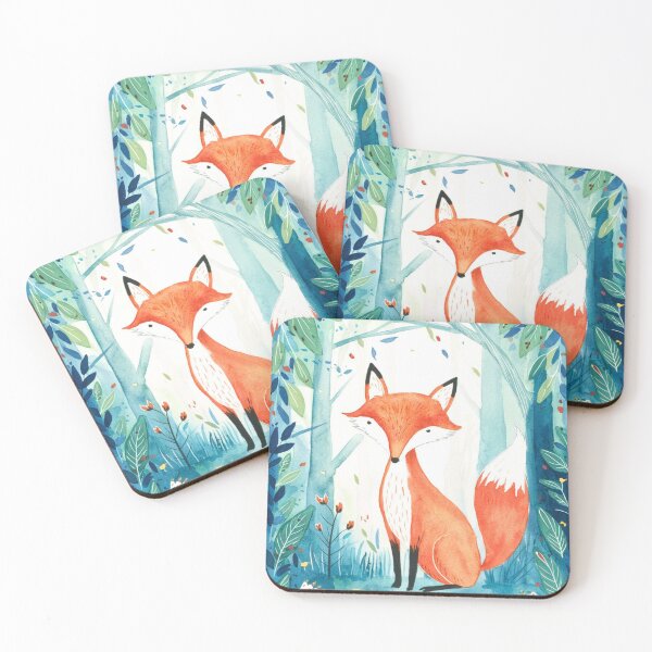 Item preview, Whimsical Fox. Fantasy fox, magical forest, enchanting woodland, vintage fox designed and sold by FoxVibes.