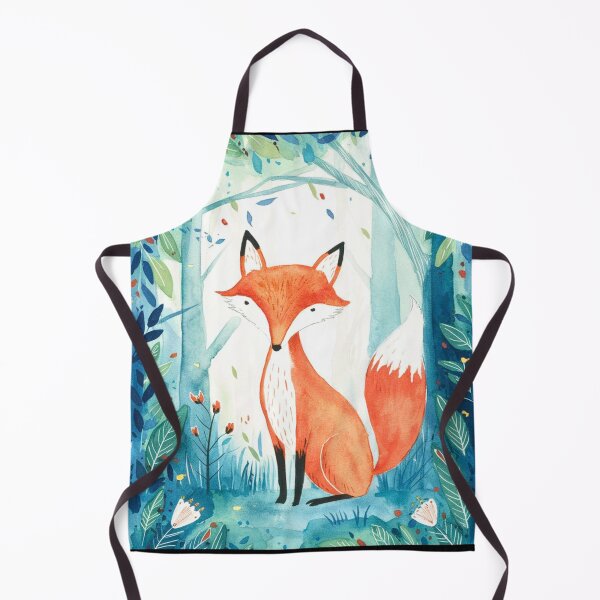 Item preview, Whimsical Fox. Fantasy fox, magical forest, enchanting woodland, vintage fox designed and sold by FoxVibes.