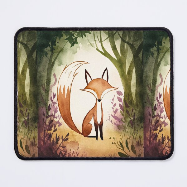 Item preview, Whimsical Fox. Fantasy fox, magical forest, enchanting woodland, vintage fox designed and sold by FoxVibes.