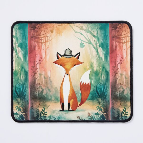 Item preview, Whimsical Fox. Fantasy fox, magical forest, enchanting woodland, vintage fox designed and sold by FoxVibes.