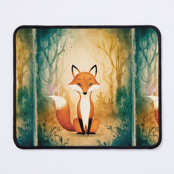 Item preview, Whimsical Fox. Fantasy fox, magical forest, enchanting woodland, vintage fox designed and sold by FoxVibes.
