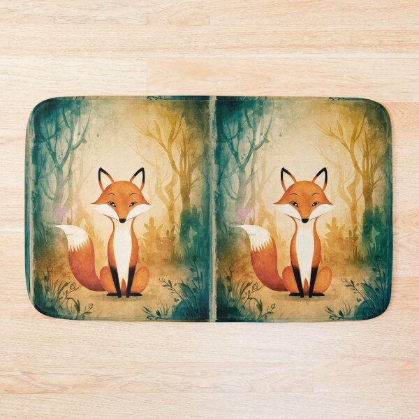Item preview, Whimsical Fox. Fantasy fox, magical forest, enchanting woodland, vintage fox designed and sold by FoxVibes.
