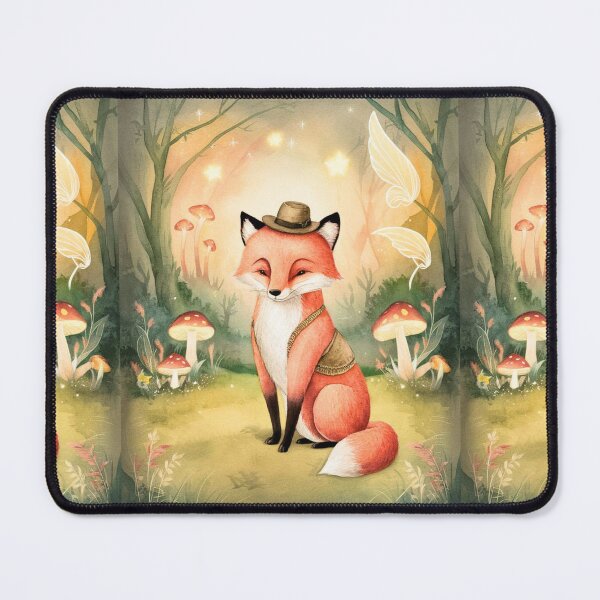 Item preview, Whimsical Fox. Fantasy fox, magical forest, enchanting woodland, vintage fox designed and sold by FoxVibes.