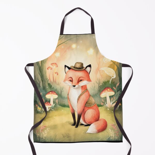 Artikelvorschau, Skurriler Fuchs. Fantasy-Fuchs, magischer Wald, zauberhaftes Waldland, Vintage-Fuchs entworfen und verkauft von FoxVibes.