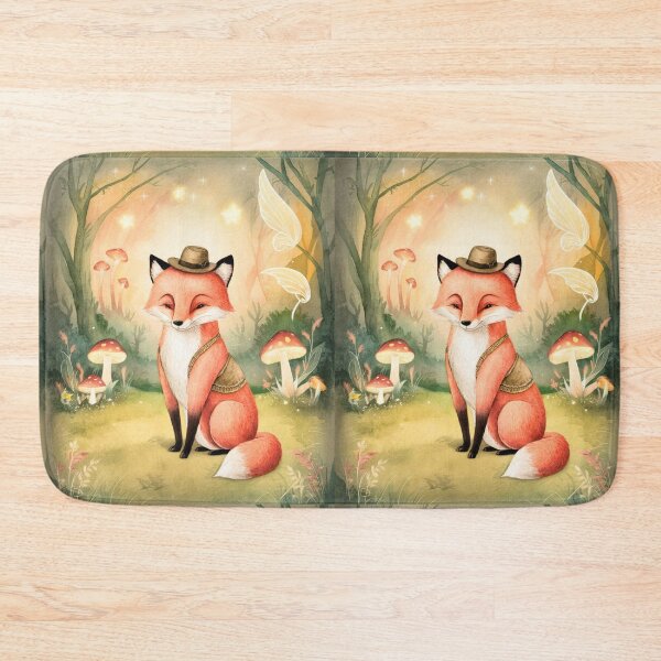 Item preview, Whimsical Fox. Fantasy fox, magical forest, enchanting woodland, vintage fox designed and sold by FoxVibes.