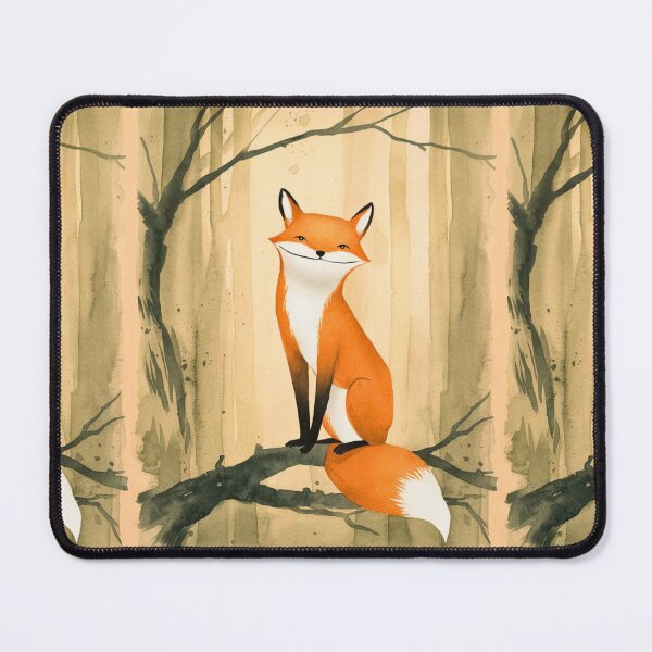 Item preview, Whimsical Fox. Fantasy fox, magical forest, enchanting woodland, vintage fox designed and sold by FoxVibes.