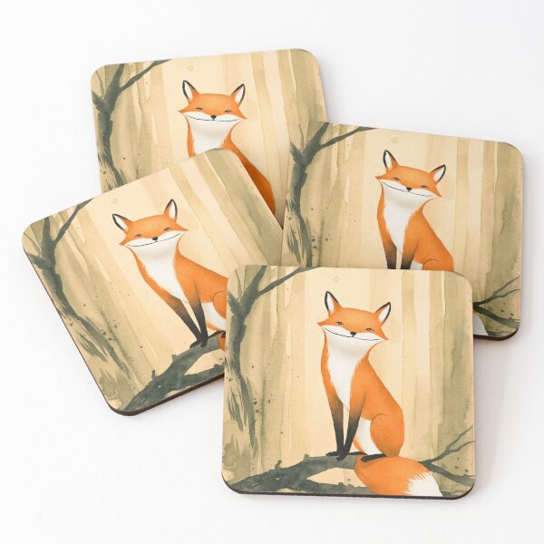 Item preview, Whimsical Fox. Fantasy fox, magical forest, enchanting woodland, vintage fox designed and sold by FoxVibes.