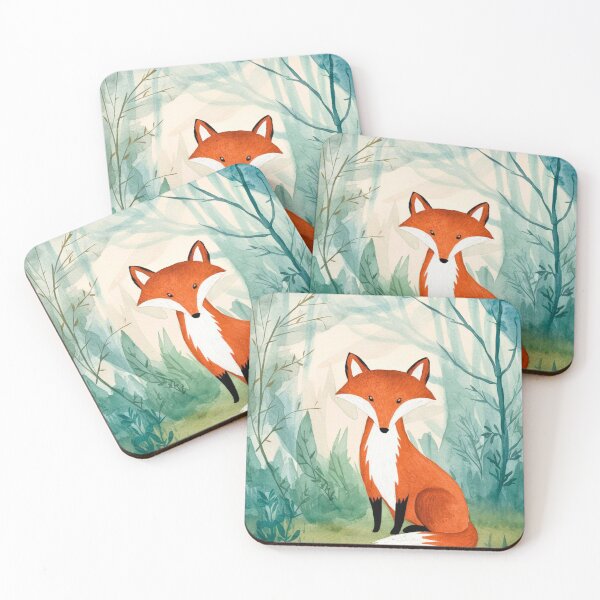 Item preview, Whimsical Fox. Fantasy fox, magical forest, enchanting woodland, vintage fox designed and sold by FoxVibes.