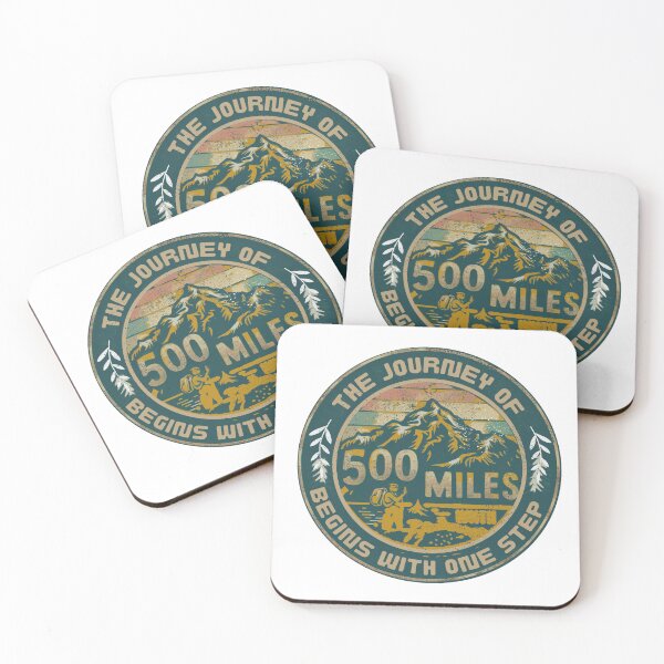 Item preview, The Journey of 500 miles begins with one step designed and sold by NSBUBBLEPOD.