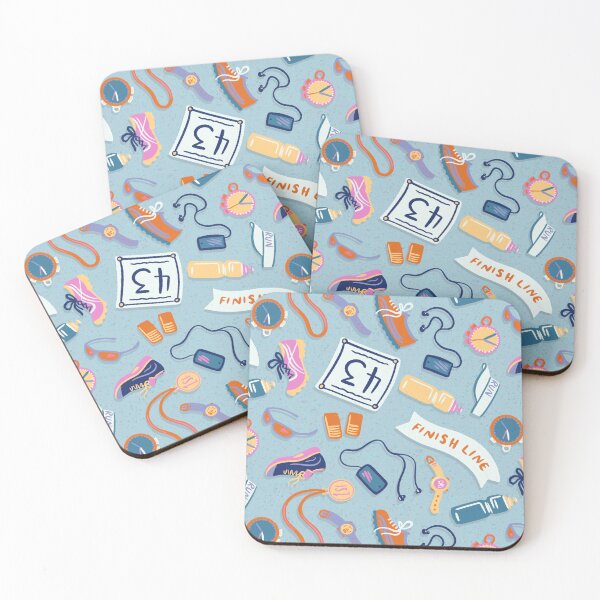Item preview, Marathon Runner Repeating Pattern designed and sold by NewBranchStudio.