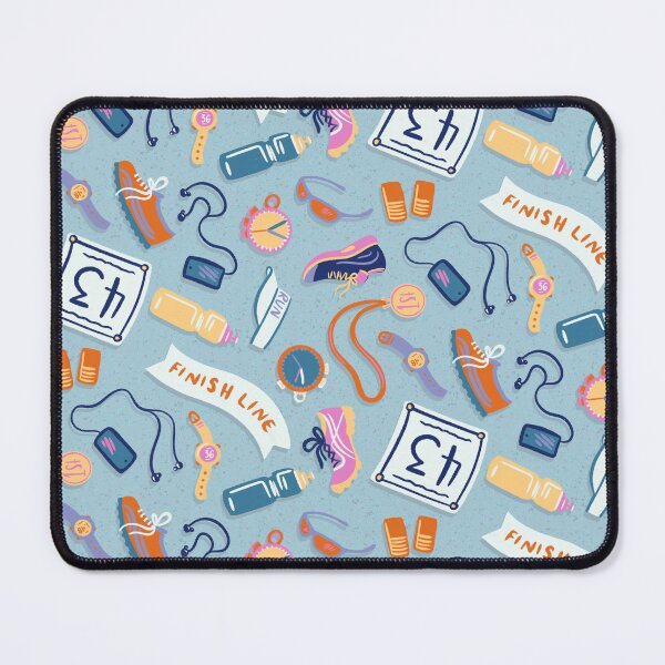 Item preview, Marathon Runner Repeating Pattern designed and sold by NewBranchStudio.