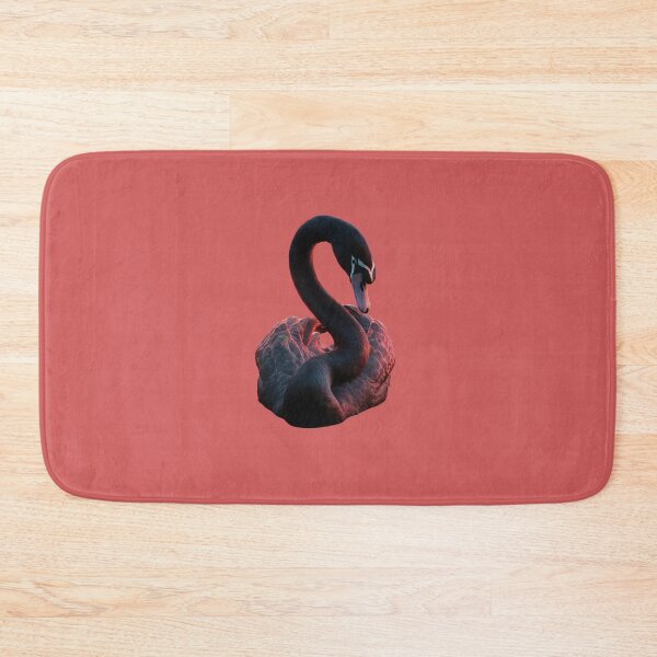 Item preview, Black Swan with a Striking Red Glow on its Feather designed and sold by macadolie.