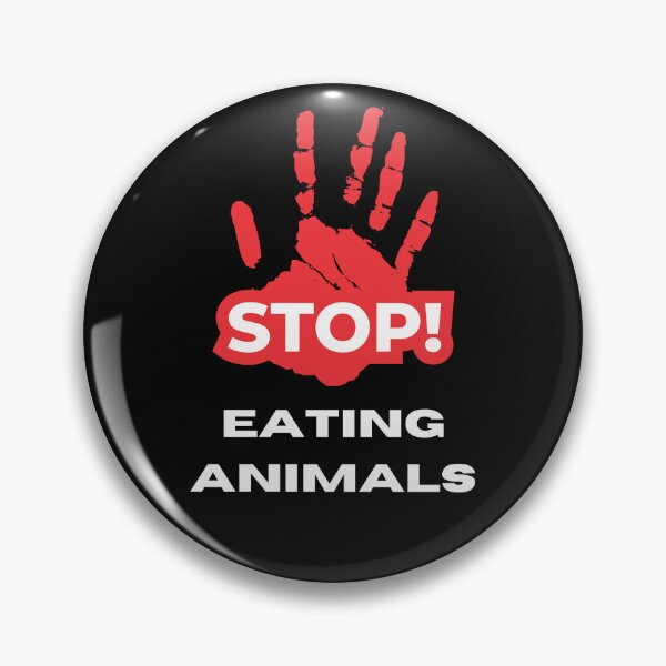 Item preview, Stop Eating Animals Vegetarian Vegan Rights Animal Plant Based  designed and sold by SZPdezigns.